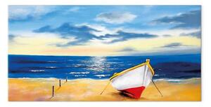 Quadro contemporaneo Barca sulla spiaggia
