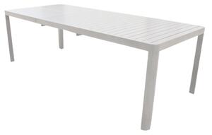 Tavolo In Alluminio Allungabile Telescopico 100x200-280 Cm Telex Bianco