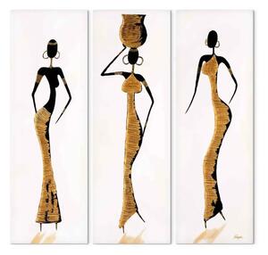 Quadro su tela Trittico africano