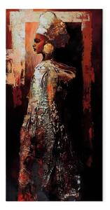Quadro Donna africana immersa nei pensieri