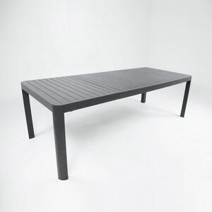 Tavolo In Alluminio Allungabile Telescopico 100x200-280 Cm Telex Antracite