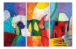Quadro moderno Paesaggio colorato