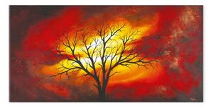 Quadro contemporaneo Cielo infuocato