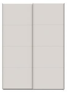 Armadio Guardaroba 2 Ante Scorrevoli Con Barra Appendiabiti Sofi Beige