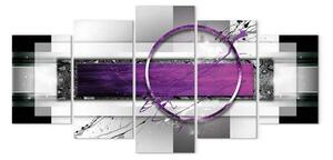 Quadro moderno Cerchio di viola