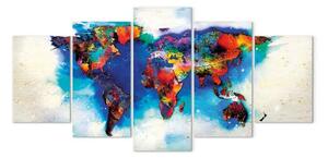 Quadro contemporaneo Tutti i colori del mondo