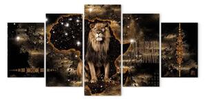 Quadro contemporaneo Leone d'oro