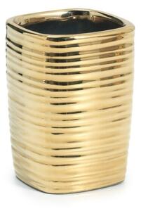 Gedy Kelly Portaspazzolino Oro In Ceramica