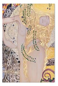 Quadro contemporaneo Serpenti d'acqua (particolare)