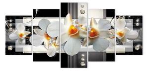 Quadro contemporaneo Orchidee solari