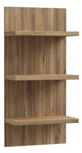 Mensola Verticale 60x30x125 Cm 3 Ripiani Rovere Valencia Lewis