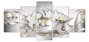 Quadro su tela Ballo perla dell'orchidea