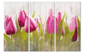 Quadro moderno Primavera mazzo di tulipani