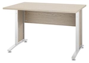 Scrivania Prima 120x80x74h Bianco Quercia