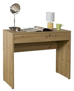 Scrivania Con Cassetto 100x40x81h Espresso Rovere Artisan