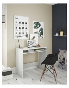 Scrivania Porta PC 79x43x78h Con Vano A Giorno Star Bianco Alpes