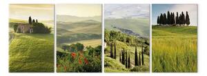 Quadro contemporaneo Paesaggi toscani