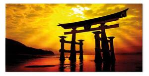 Quadro su tela Fascino dell'Oriente: tramonto