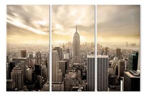Quadro contemporaneo New York di sera
