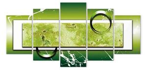 Quadro su tela Miracolo verde oliva