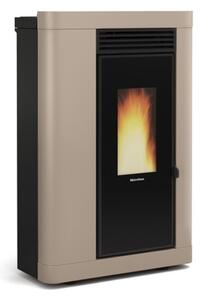 Stufa a pellet canalizzata Annabella Plus 9,0 kW Tortora - Extraflame