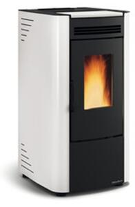 Stufa a pellet ventilata Ketty 6,5 kW Bianco - Extraflame