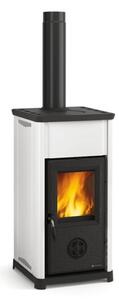 Stufa a legna Tea 7,0 kW Bianco - La Nordica