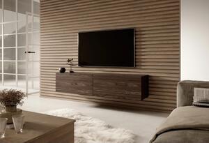 Mobile TV Sospeso 140 Cm 2 Ante Noce Scuro Echo