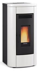 Stufa a pellet ventilata Klaudia 8,0 kW Bianco - Extraflame