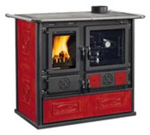 Cucina a legna Rosa Vst.16 8,8 kW Bordeaux - La Nordica