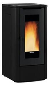 Stufa a pellet canalizzata Teorema Plus 12 kW Nero - Extraflame