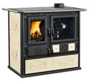 Cucina a legna Rosa Vst.16 8,8 kW Panna - La Nordica