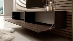 Mobile TV Sospeso 200 Cm 2 Ante Noce Scuro Echo