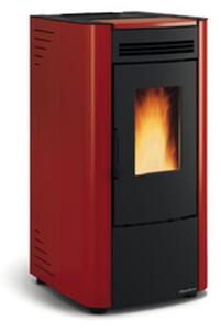 Stufa a pellet ventilata Ketty 6,5 kW Bordeaux - Extraflame