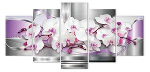 Quadro contemporaneo Orchidea e fantasia