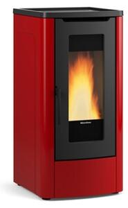 Stufa a pellet canalizzata Dahiana Plus 10 kW Bordeaux - Extraflame
