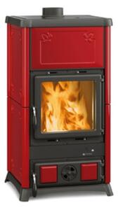 Stufa a legna Fedora 8,3 kW Bordeaux - La Nordica
