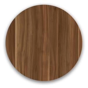 Tavolo Da Cucina Alto Con Ripiani Laterali 120x52x102H Clark Noce Scuro