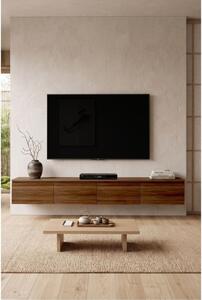 Mobile TV Sospeso 200 Cm A 4 Ante Nicole Effetto Legno Noce