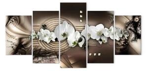 Quadro Sabbia, orchidea, Zen