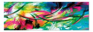Quadro su tela Folle di colori
