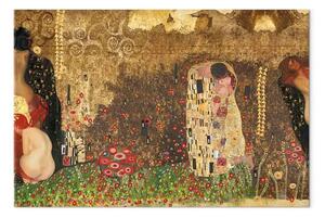 Quadro contemporaneo Ispirazione di Gustav Klimt