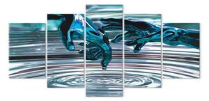 Quadro contemporaneo Cerchi d'acqua
