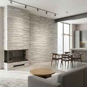 Rivestimento Effetto Muretto 3D In Gres Porcellanato Fusion Mild