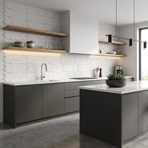 Rivestimento Effetto Pietra 16x40 In Gres Porcellanato Etruria Bianco