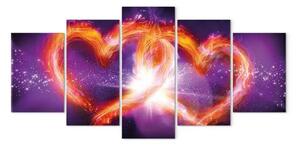 Quadro su tela Fiamme d'amore