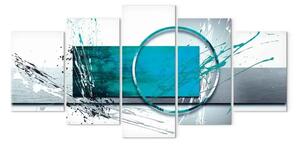 Quadro moderno Espressione turchese