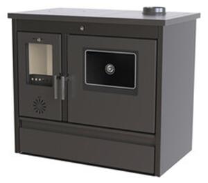 Stufa a Legna con Forno C Line Air Sparta 11,16 kW Antracite