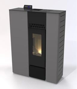 Stufa a Pellet Canalizzata C Line Air Sterope 12C 11,6 kW Antracite