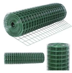 Rete Recinzione Plastificata Nexa Verde - Maglia 50 x 75 mm, H 100 cm, 25 m, Filo 2,0 mm